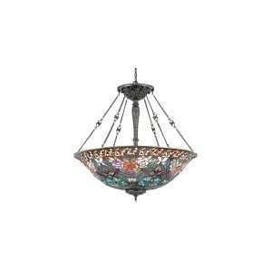  Dragonfly Garden Chandelier 37.5 W Quoizel TFDG2838VB 