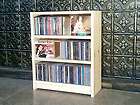 24W x 47H CD DVD VHS MultiMedia Storage Rack Case Tower Bookcase 