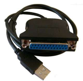 USB to Parallel Port DB25 25 Pin Printer Adapter Cable  