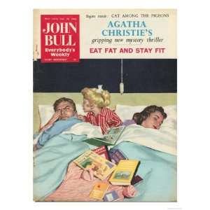   Bedtime Stories Beds Magazine, UK, 1950 Giclee Poster Print, 18x24