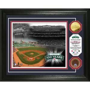 Fenway Park 100th Anniversary Photo Mint w/ Game Used Dirt From Fenway 