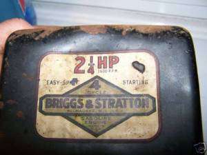 4hp set Briggs & Stratton engine decals Lil Indian  
