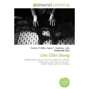  Lim Chin Siong (9786133725133) Books