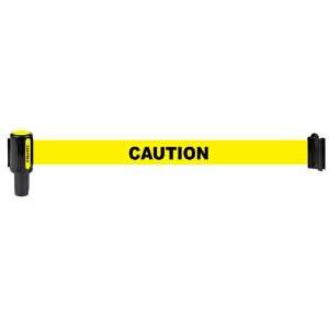Banner Stakes 20100028 Yellow Polyester Fabric Caution Banner 