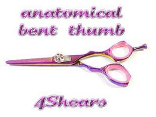 4SHEARS 5 INCH PINK OFFSET PRO HAIR CUTTING SCISSORS  