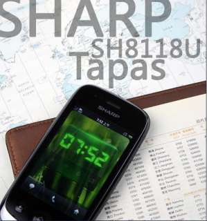 SHARP SH8118U Unlocked GSM 3G WiFi Android New Phone  