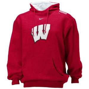 Wisconsin Badgers Nike Bump and Run Youth Hooded Sweatshirt  