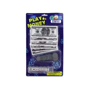  Play money with dice   Pack of 24 Toys & Games