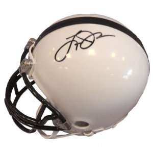  Larry Johnson Signed Mini Helmet Penn State Nittany 