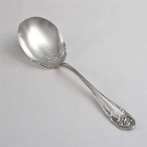  Flower De Luce by Community, Silverplate Preserve Spoon 