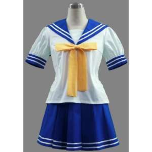 com Japanese Anime Lucky Star Cosplay Costume   Female Summer School 