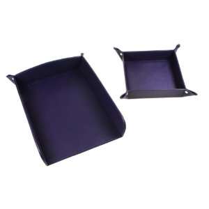  Lucrin   Paper holder and Tidy Tray   smooth cow leather 