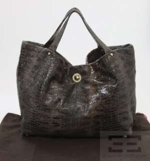   Spade Black & Brown Embossed Leather Storm King Willa Handbag  