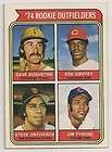 1974 Topps Baseball #598 Rookie Outfielders (Griffey Sr