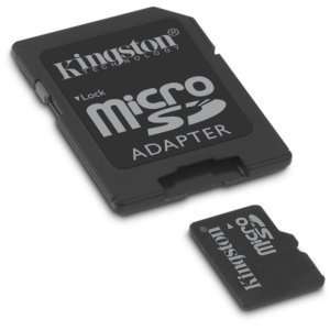   4G with custom formatting and SD Adapter. (MicroSDHC SDHC Certified
