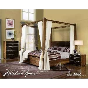   Exiterra Poster Canopy Bedroom Set by Aico Furniture