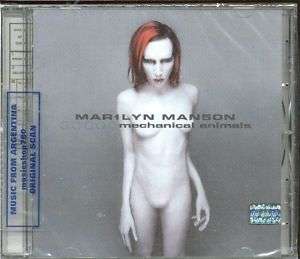 MARILYN MANSON, MECHANICAL ANIMALS. FACTORY SEALED CD. In English.