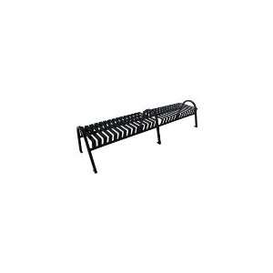 Witt Industries M8 BBC ARM BK   96 in Outdoor Backless Bench w/ Arm 