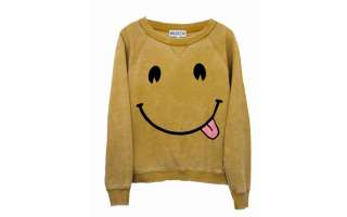 WILDFOX COUTURE NWT GOONIES LONG SLEEVE FUNNY FACE (DAISY)  