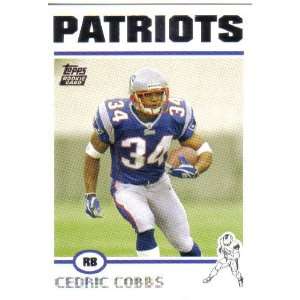  2004 Topps 365 Cedric Cobbs New England Patriots (RC 