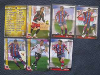 LEVANTE SOCCER CARDS LOT OF 7 2009 and 2010 seasons SPAIN  