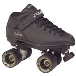  Carrera Quad Speed Skates   Size 10   Black boot Sports 