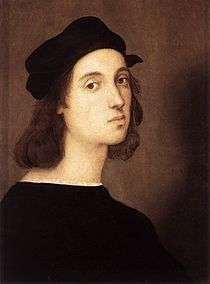 Portrait of Raphael, probably a later adaptation of the one likeness 