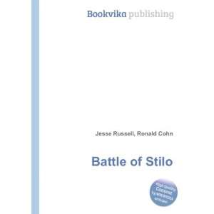  Battle of Stilo Ronald Cohn Jesse Russell Books