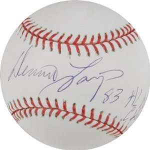  Dennis Lamp Autographed Baseball  Details 83 AL West 