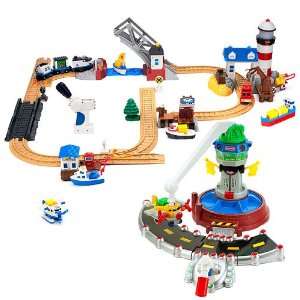  GeoTrax Rail & Road System Air & Sea Combo Pack Toys 