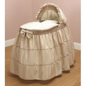  Baby Doll Bedding Cappuccino Bassinet Set, Coffee Baby
