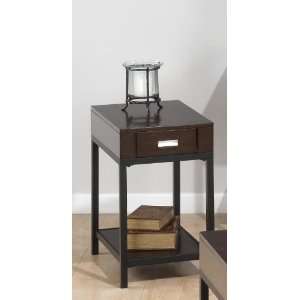  Jofran Earvin Espresso 22x14 Chairside Table