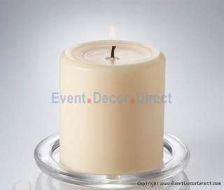 Inch Ivory Chamber Pillar Candles (12 per Case)  Wedding Event and 