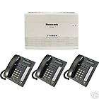 PANASONIC KX TA824 KSU PACKAGE W/ 3 KX T7731 CID PHONES