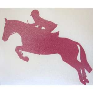  Med Pink Glitter English Equestrian Hunter Jumper Horse 