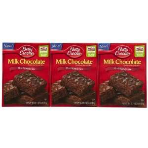 Betty Crocker Milk Chocolate Traditional Brownie Mix, 18.4 oz, 3 pk
