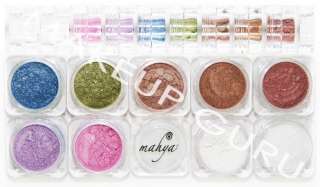 MAHYA WELLNESS 100% Pure Mineral Makeup Eyeshadow 9 Stack MultiPurpose 