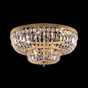 By Crystorama Lighting Cortland Collection Olde Brass Finish Crystal 
