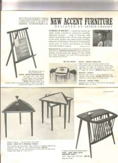 1960s Mid Century Modern ARTHUR UMANOFF Magazine Table Danish Kagan 