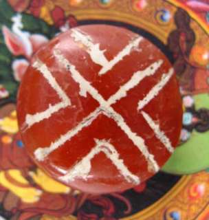 These pictures show the quality of this old etched carnelian bead.