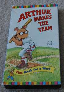 ARTHUR MAKES THE TEAM & MEEK FOR A WEEK VTG Movies VHS  