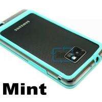 TPU COLOR+CLEAR BUMPER FRAME CASE COVER FOR SAMSUNG GALAXY S2 i9100 