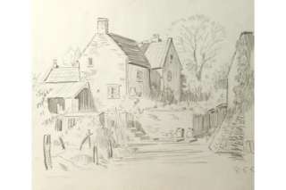 Holloway Bristol Savages Farm Buildings Sketch Drawing  