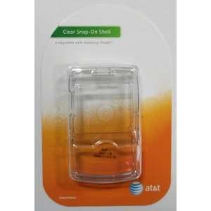  New OEM AT&T Samsung Propel A767 Clear Snap On Shell Case 