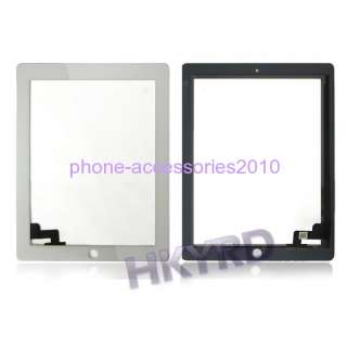 New White Touch Screen Glass Digitizer For iPad 2 2nd  