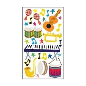  Sparkler Classic Stickers Musical Instruments