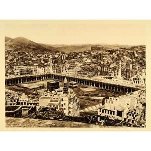  1925 Mecca Saudi Arabia Kaaba Mosque al Haram Holy City 