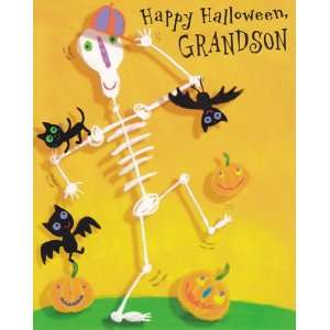  Halloween Card Happy Halloween, Grandson Health 
