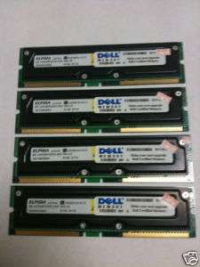 Dell Dimension 8100 8200 1GB PC800 45 RDRAM Memory  