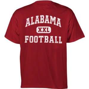  Alabama Crimson Tide Youth Cardinal Football T Shirt 
